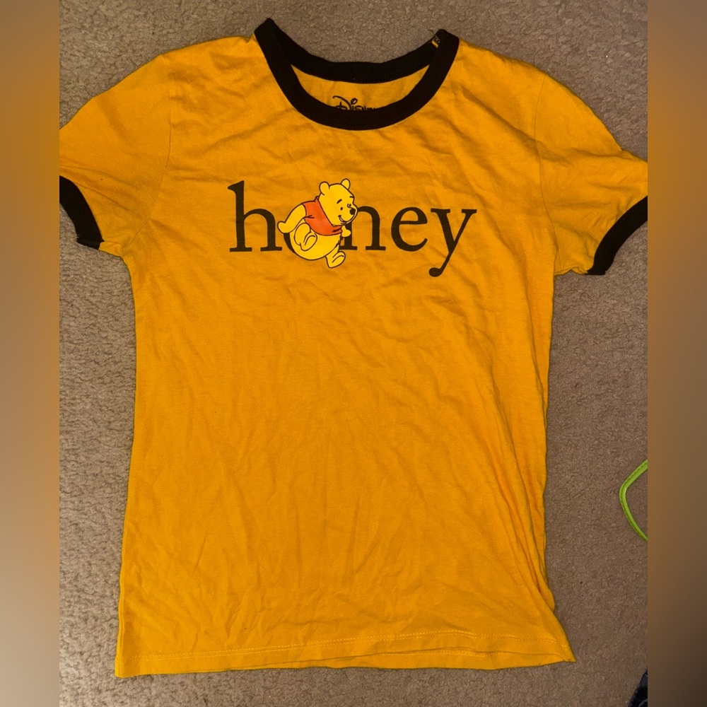 Disney Yellow Winnie the Pooh Honey T-Shirt